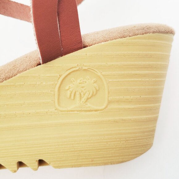 Sears Shoe Place Womens DEAD STOCK Vintage 70's Shoes PLATFORM WEDGE Sandals 8 - Picture 10 of 11